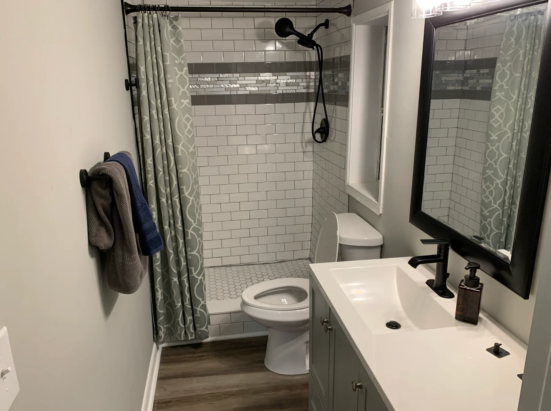 Bathroom after rehabilitation